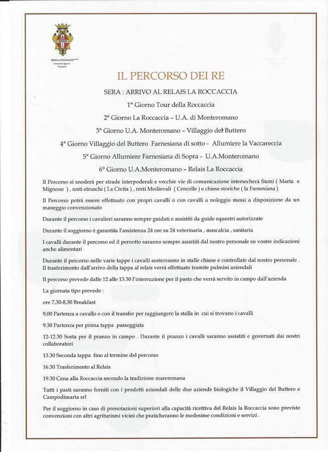 Biocampus La Roccaccia - Universita' Agraria Di 塔尔奎尼亚 外观 照片